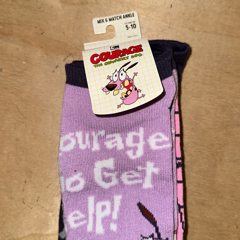 Courage The Coward Dog Socks (Pack of 4 Pairs)